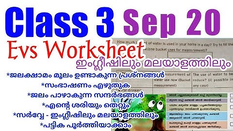 Class 3 Victers Evs Worksheet Sep 20/victers class 3 worksheet/class 3 evs worksheet/victers channel