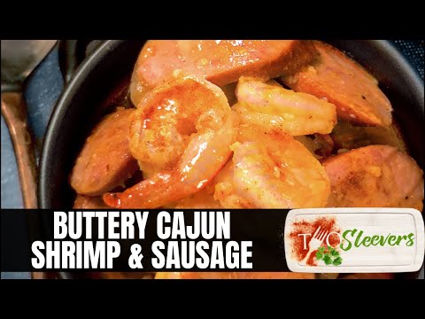 buttery-cajun-shrimp-and-sausage-recipe-|-easy-low-carb-dinner