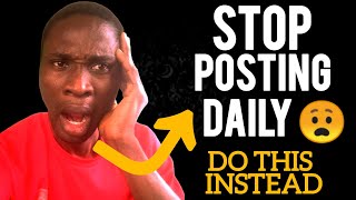 Posting Daily Killed my YouTube channel | Learn from My Mistake!