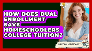 How Does Dual Enrollment Save Homeschoolers College Tuition? - Homeschool Parent Academy