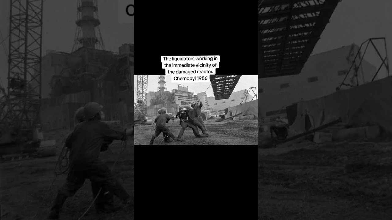 The Liquidators Working In Immediate Vicinity Of Damaged Reactor Chernobyl 1986 History