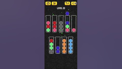 Ball Sort Puzzle   level 23 1 !!! Mobile Cell Phone Game Walkthrough Android / Apple