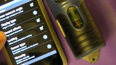 Use your Android phone as a bubble level? Review of Bubble.