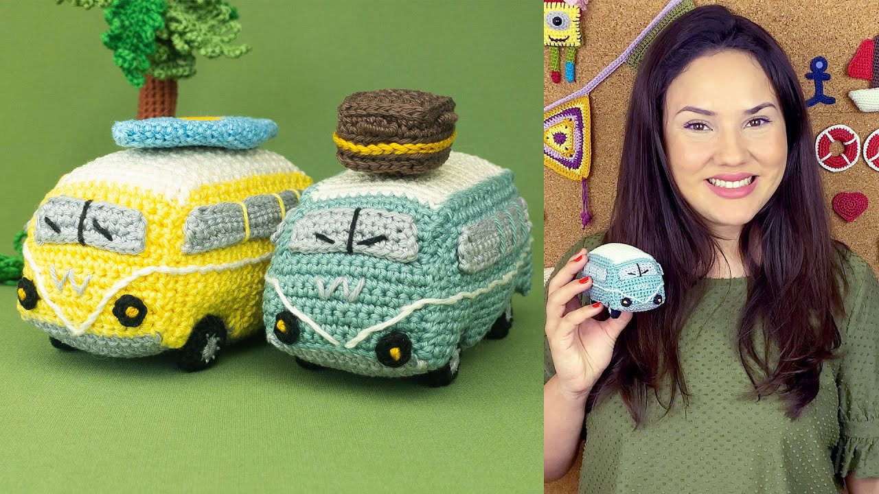 COMO FAZER KOMBI DE AMIGURUMI - PARTE 1 | ATELIÊ JÉSSICA BRANDÃO | #044