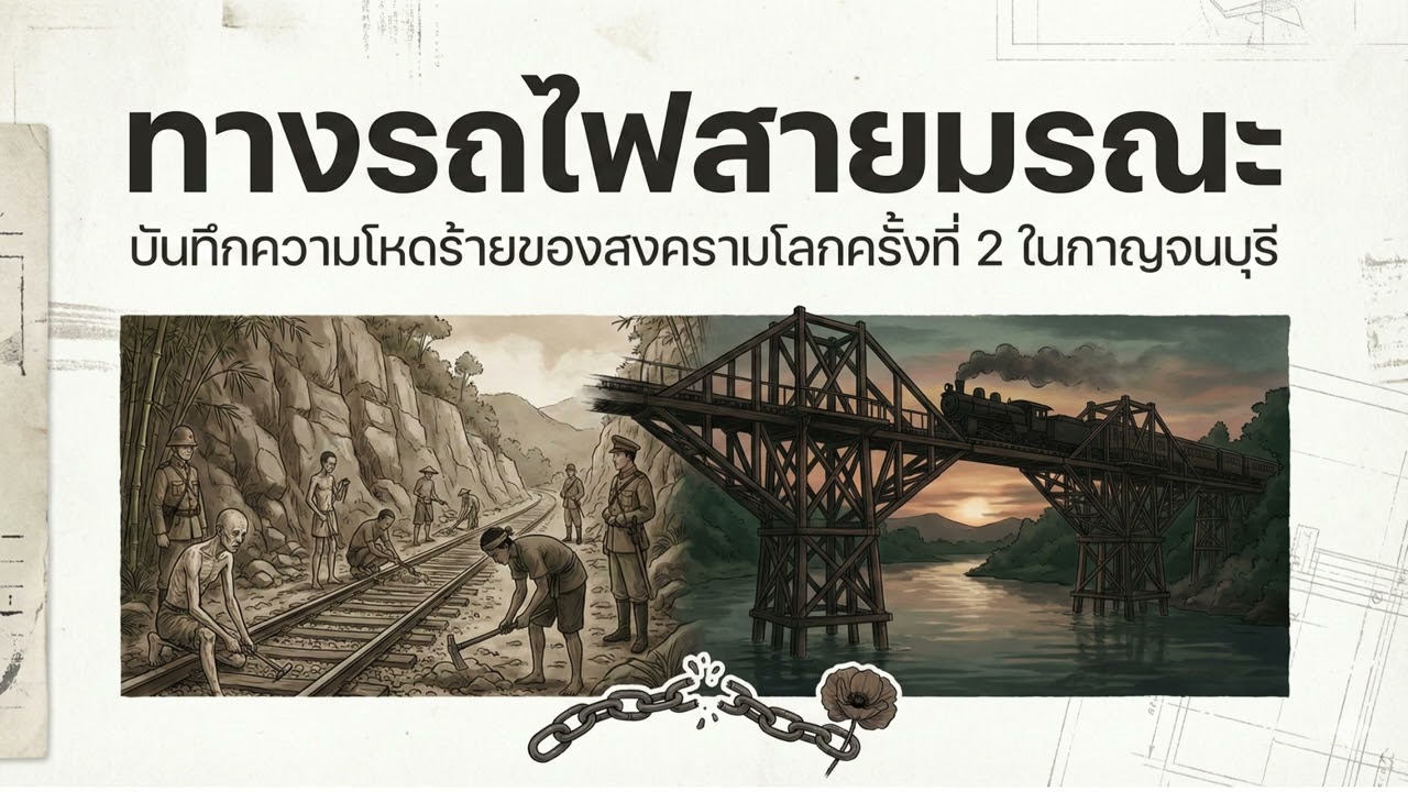 ทางรถไฟสายมรณะ บันทึกความโหดร้ายของสงครามโลกครั้งที่ 2 ในกาญจนบุรี