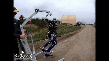 Bipedal Robot Cassie Blue Goes on a Field Trip (part a)