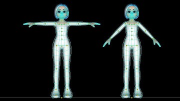 How to Transition from a T to an A Modelling Pose for a 3D Animated Character