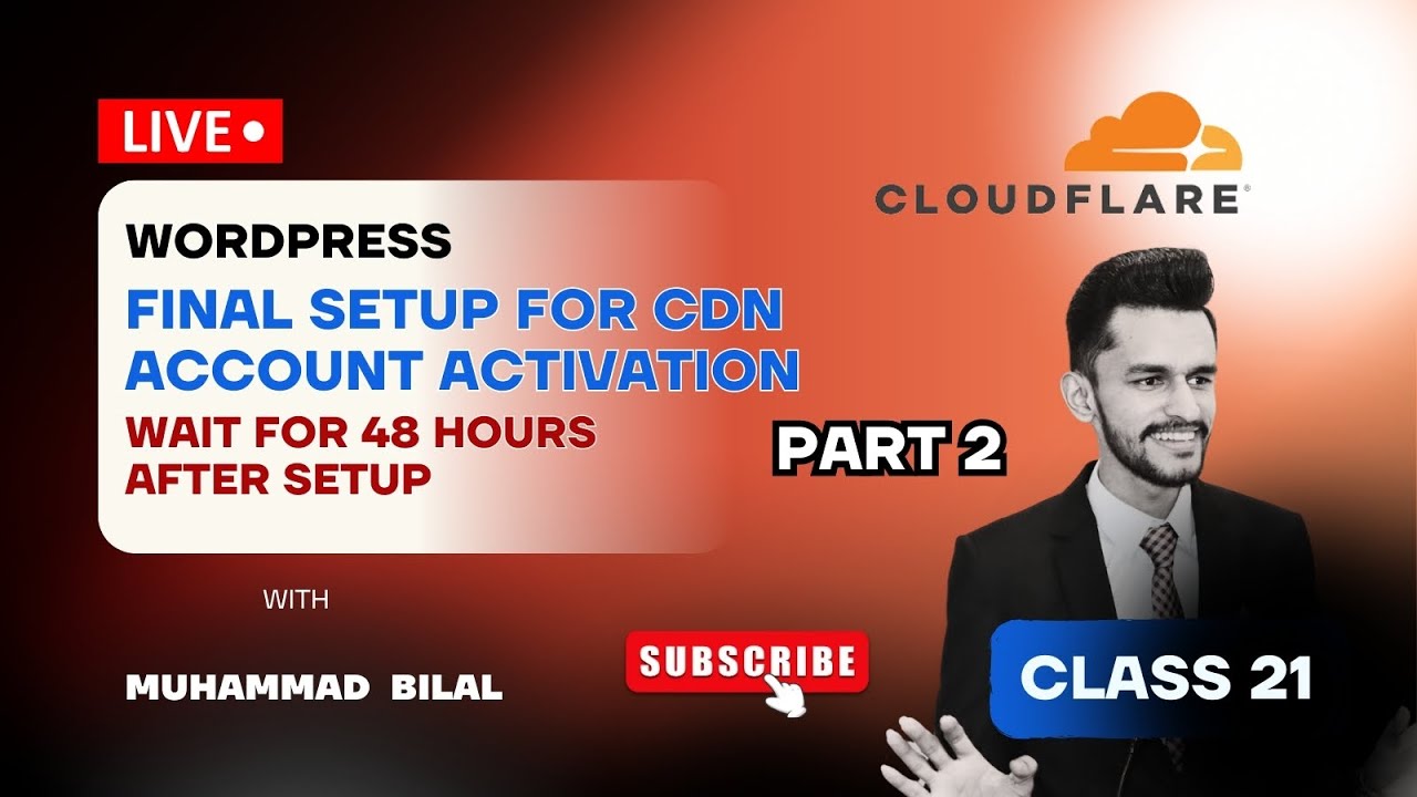 HOW TO SET UP CLOUDFLARE FREE CDN ON WORDPRESS 2024 | PART 2 - YouTube