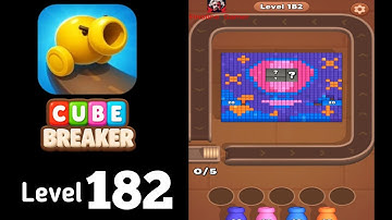 Cube Breaker level 182 Guide Walkthrough Solution