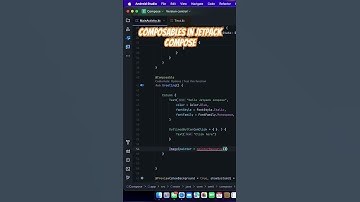 Composables in jetpack compose #android #jetpackcompose #kotlin #androiddevelopment