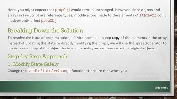 Solving the Issue of Component Prop Mutation in React