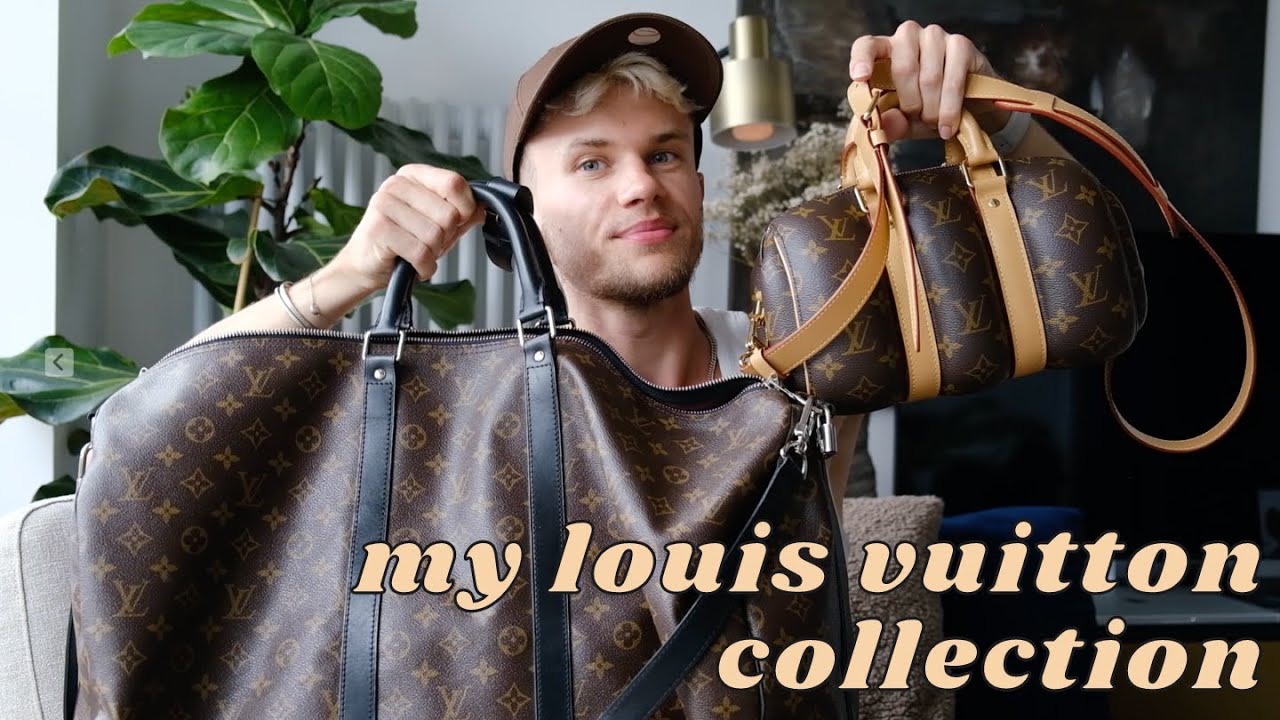 LOUIS VUITTON Monogram Macassar Keepall Bandouliere 25 Radiant Sun