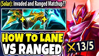 How To Play Vṡ A Ranged Matchup After You Get Invaded As Gangplank!
