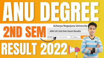 anu 2nd sem result 2022 | anu degree 2nd sem results 2022 | mahir academy
