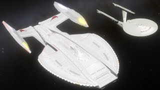 USS Zheng He v Enterprise Refit Size Comparison