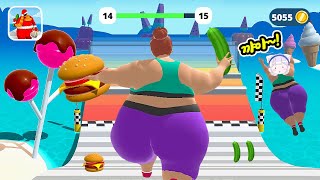 Fat 2 Fit! 오늘부터 오이 다이어트다! 지방이 적합 게임 screenshot 1