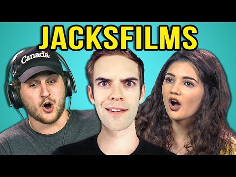 COLLEGE KIDS REACT TO JACKSFILMS - YouTube