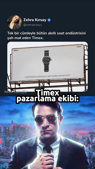 Saat sektörüne soğuk duş 😎