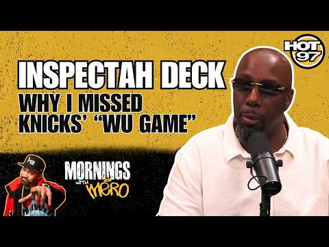 Inspectah Deck on Missing the Knicks Playoffs, Wu-Tang's Lost Years at HOT 97 + New Solo Album