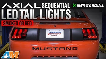 1999-2004 Mustang Axial Sequential LED Tail Lights Review & Install