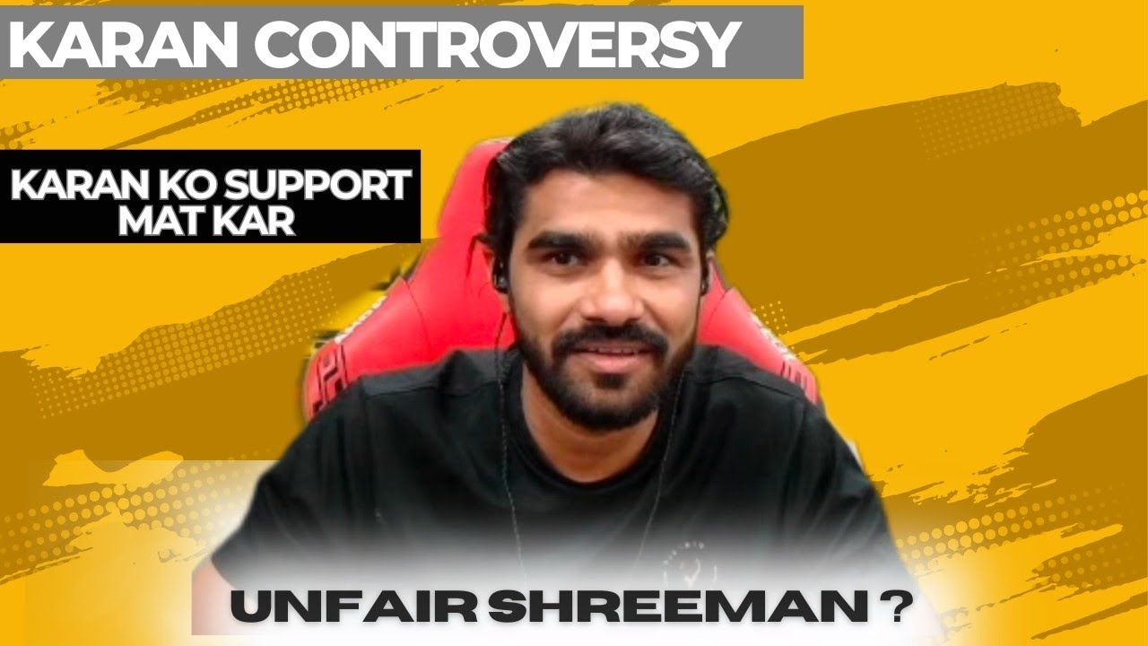 Girl Angry on shreeman for supporting Karan | shreeman and karan controversy | Shreeman Superfans |