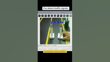 Self driving car - Car detect traffic signals #ccomputervision #computervision
