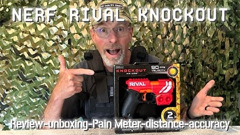 Nerf Rival Knockout review & unboxing!!