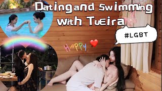 [Bách Hợp] TuEira: Experience the Wooden House - Dating and Swimming with TuEira - Couple LGBT