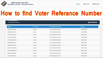 How to find Voter Referance Number 2022 || NVSP Reference Number Lost | Search EPIC Reference Number