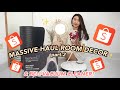 MASSIVE SHOPEE HAUL ROOM DECOR AESTHETIC & ROBOT SAPU PEL VACUUM CLEANER!!😲