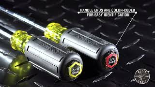 Famous Nut Driver Set, Magnetic Nut Drivers, 6-Inch Shafts, 2-Piece Net Worth