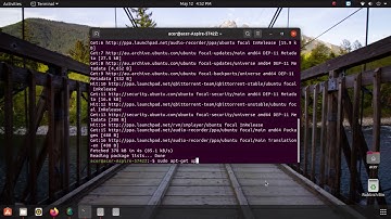 Audio Recorder for Ubunutu 20.04 LTS Record in built and mic audio.