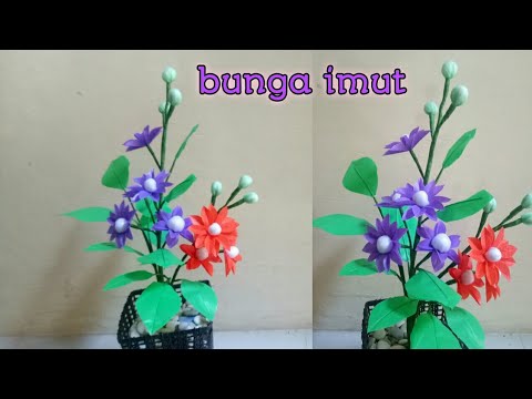  Bunga  imut dari  kresek kerajinan  bunga  YouTube