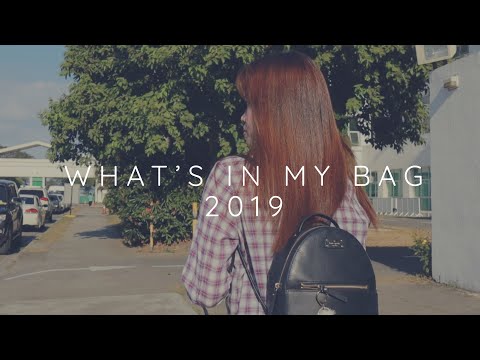what's in my bag 2019