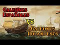 Galeones Españoles VS Galeones Holandeses - la naval de manilla