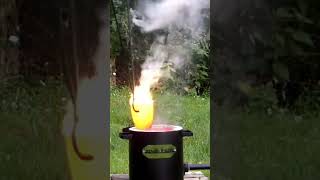A cool shot of some overheated pewter! #shorts