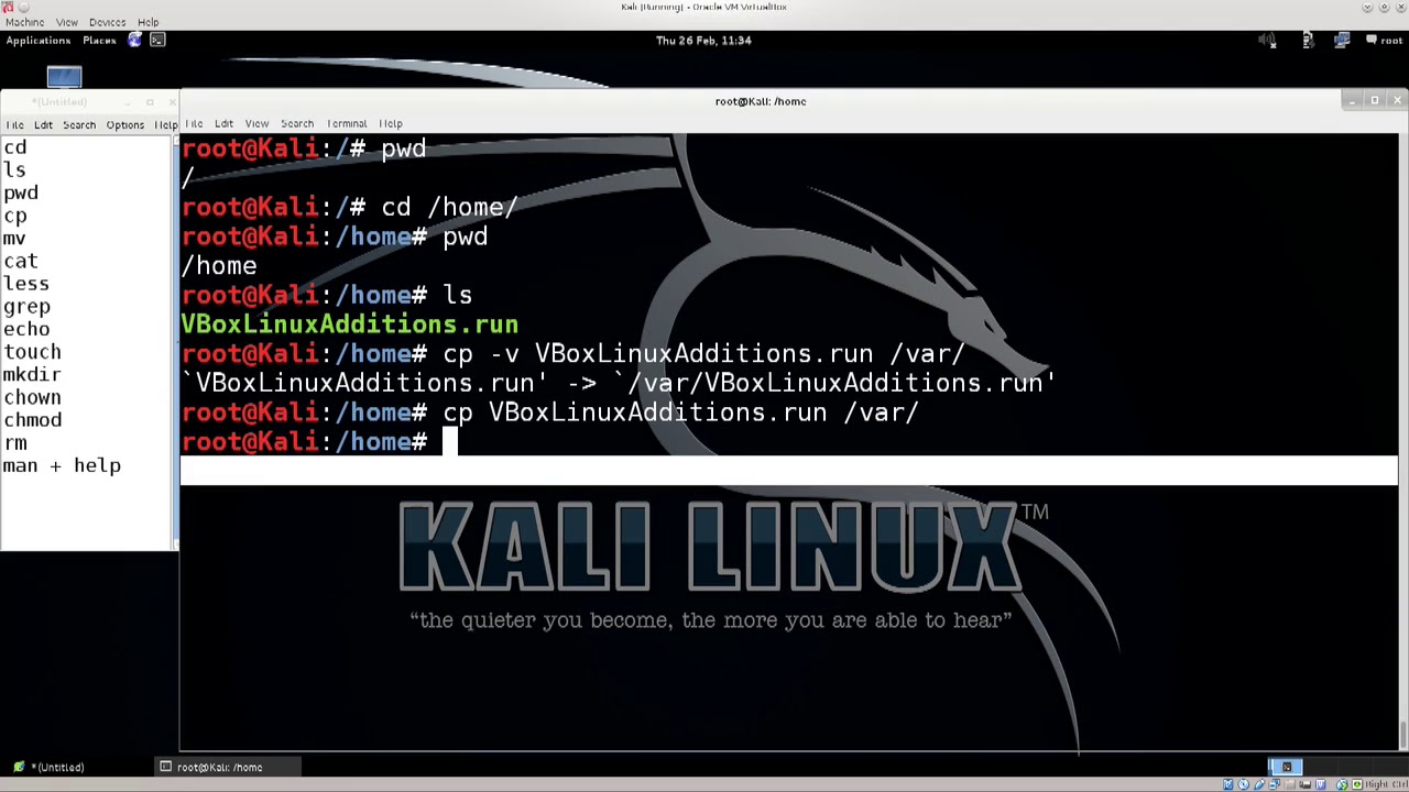 Learn Kali Linux Commands | HackingTeacher.com - YouTube