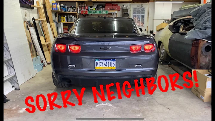 2010 Camaro SS Cammed, Straight Pipe, Long Tube Headers Cold Start!