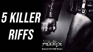 ACCEPT || 5 Killer Riffs