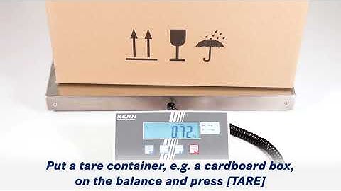 Allround parcel scale with robust stainless steel weighing plate & large weighing ranges | KERN EOB