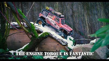 🎬AXIAL SCX10III🏁HOBBYWING FUSION SE 1800KV🏁ENGINE RUN🛞PROLINE TIRE & ESS-ONE SIMULATOR