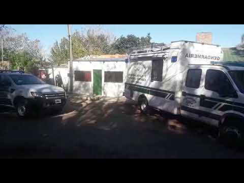 Despliegue de Gendarmería en uno de los accesos a la Villa 351 en Paraná tv kanalları