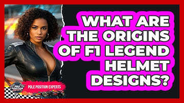 What Are The Origins Of F1 Legend Helmet Designs? - Pole Position Experts