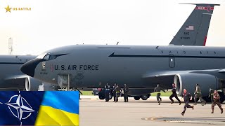 US Air Force Emergency Takeoff Action: KC135 Pilot at Full Speed Toward Ukraine