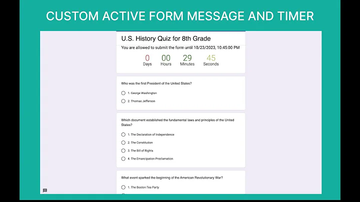 Maximize Your Google Forms™ Efficiency with FormLimiter: The Ultimate Google Form Limiter Tool