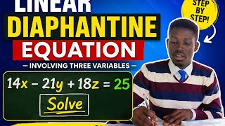 Diphantine equation involving three variables