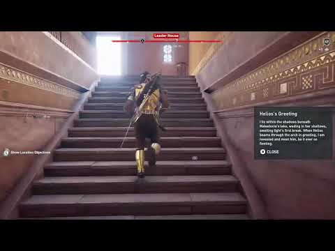 Video: Assassin's Creed Odyssey - Sveiciens Heliosā, Izsalcis Pēc Misadventure Mīklu Risinājumiem Un Kur Atrast Amphipolis Leader House, Ancient Stronghold Tabletes