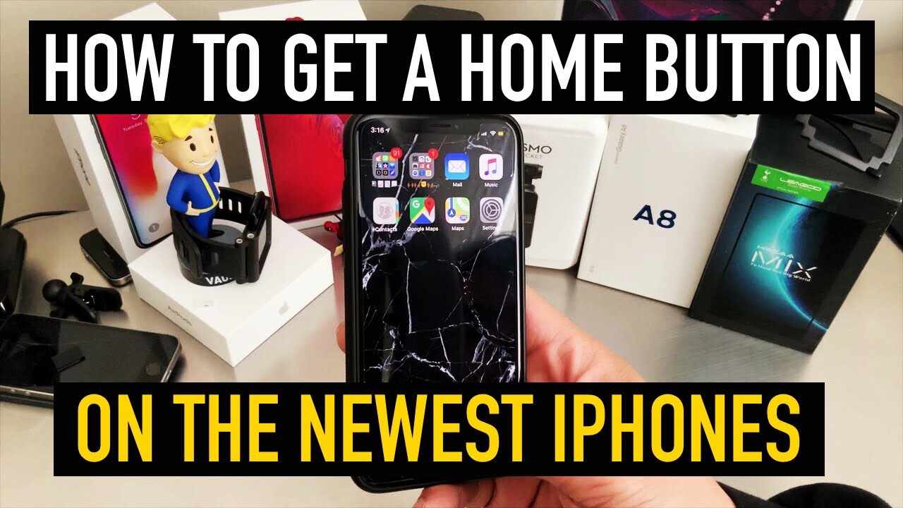 How to get a Virtual Home Button on your iPhone - YouTube