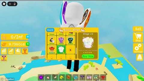 Getting stage 20,21,22,23 and 24 with 1st reborn on No Limit Lifting Simulator