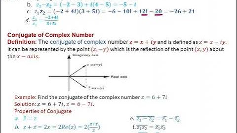 Complex number | equality |  conjugate of complex number | Mathematics for Freshman students part 14